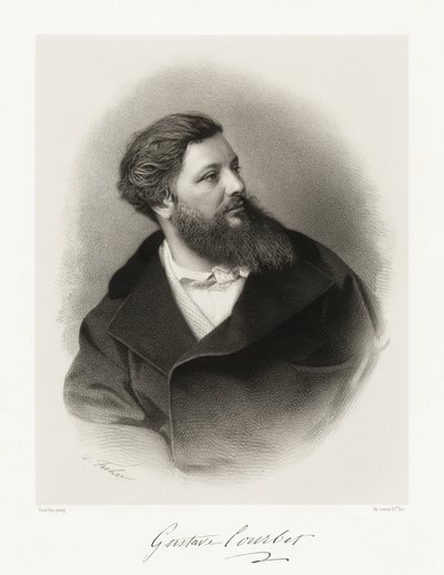 Gustave Courbet by Pierre Petit